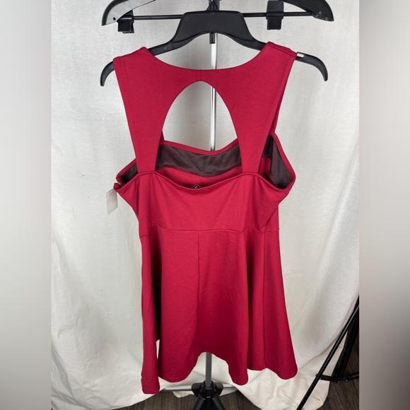 Vanity Room Herringbone Cut Out Back Red Mini Dress Size Small (2-4) NWT - Picture 6 of 10